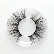 25mm 3D mink eyelashes very long mink fur strip lashes custom private logo